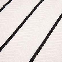 Hastings Home Cotton Dish Cloths, White with Colored Stripes 16-Pack
