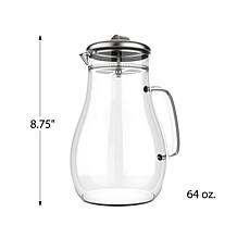 Hastings Home Glass Pitcher - 64oz.