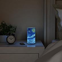 Hastings Home LED Starry Night Vanilla Scented Candle with Remote