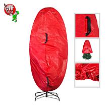 Hastings Home Premium Christmas Tree Cover Holiday For 6' Tree - Red