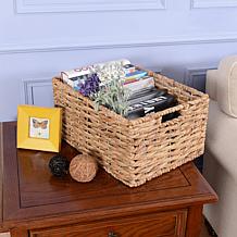 Hastings Home Rectangle Handmade Wicker Nesting Baskets Set of 2