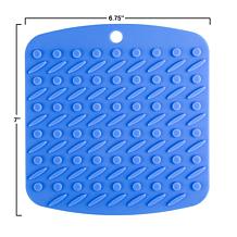 Hastings Home Silicone Kitchen Pot Holders 4-Piece Set