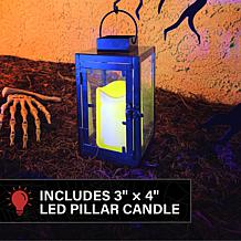 Haunted Hill Farm 2-Ft. LED Metal Spooky Tree with Owl & Lantern fo...
