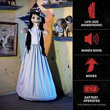 Haunted Hill Farm 4.9-Ft. Walking Girl Animatronic