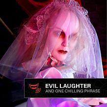 Haunted Hill Farm 5.5-Ft. Standing Double Face Bride Animatronic