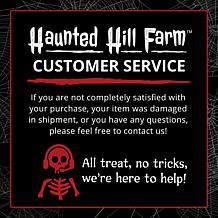 Haunted Hill Farm 6' Wide Pre-Lit Inflatable Black Cat w/Witch Hat