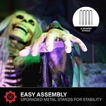 Haunted Hill Farm 7.4-Ft. Floating Reaper Animatronic