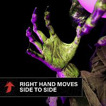 Haunted Hill Farm 9.8-Ft. Towering Witch with Magic Ball Animatronic