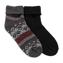 Heat Retainers by MUK LUKS Men's Short Heat Retainer - 2 Pair