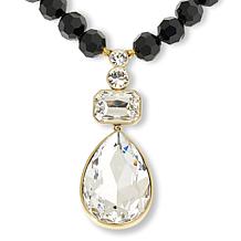 Heidi Daus Beautiful Bianca 16-1/2" Beaded Pear Drop Necklace