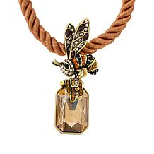 Heidi Daus "Bee Set" Pin/Pendant with Cord Necklace