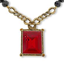 Heidi Daus Charmed Nouveau 19" Beaded Crystal Drop Necklace