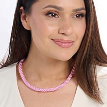 Heidi Daus Elegant Essentials 18" Goldtone Cord Necklace