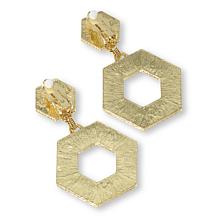Heidi Daus Hex Appeal Crystal-Accented Drop Earrings