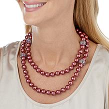 Heidi Daus Ladies Choice II Simulated Pearl Bead Necklace