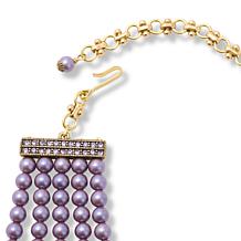 Heidi Daus Living Butterfly 17" Multicolor Crystal Drop Necklace