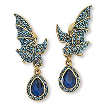 Heidi Daus "Night Flyers" Crystal Drop Earrings