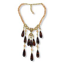 Heidi Daus On the Prowl 17" Crystal Dangle Beaded Necklace