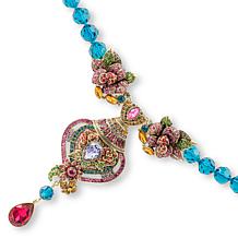 Heidi Daus Spring Awakening Floral Multicolored Crystal Necklace