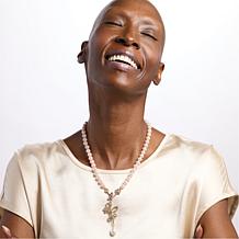 Heidi Daus Sweet Nothings Crystal Bronzetone Drop Necklace