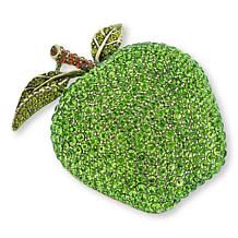 Heidi Daus Teacher's Pet Crystal Apple Pin - Green