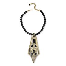 Heidi Daus To Tie For Art Deco Inspired Pendant Necklace