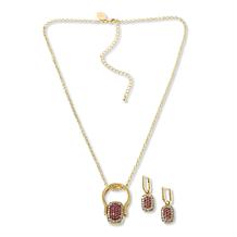 Heidi Daus You're Gonna Flip Pavé Crystal Convertible Jewelry Set