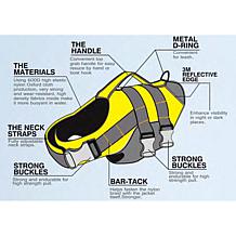 Helios Splash-Explore Large Buoyant Dog Harness and Life Jacket