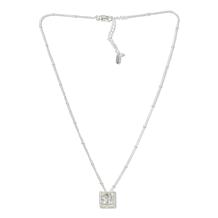 Herkimer Mines 4.5ct Princess-Cut "Diamond" Quartz 18" Necklace