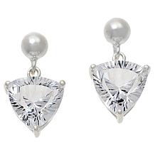 Herkimer Mines "Diamond" Quartz Faceted Drop Earrings