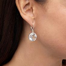 Herkimer Mines "Diamond" Quartz Large Stone Drop Earrings