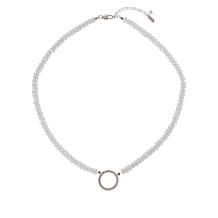 Herkimer Mines "Diamond" Quartz Rondelle and Faceted Necklace