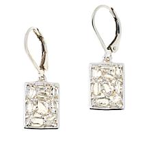 Herkimer Mines Sterling Silver "Diamond" Quartz Cluster Earrings