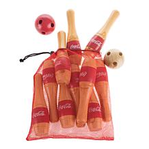 Hey! Play! Coca Cola Indoor/Outdoor Bowling & Skittle Ball Game Set