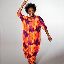 HFR x Megan Renee Textured Matte Jersey Knit Caftan