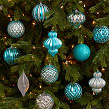 Holiday Lux Shatterproof, 12 Count Christmas Tree Ornament Set, 100...