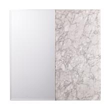 Holly & Martin Bowers Square Decorative Mirror - White