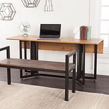 Holly and Martin Driness Drop Leaf Table - Oak/Black