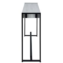 Holly & Martin Macen Narrow Console - Distressed White/Black