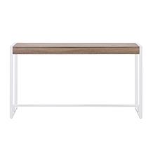 Holly & Martin Macen Narrow Console - Mocha Gray/White