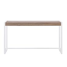 Holly & Martin Macen Narrow Console - Mocha Gray/White