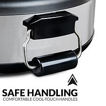 HomeCraft 1.5-Quart Triple Oval Slow Cooker Buffet