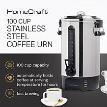 HomeCraft HCCU100SS 100-Cup Stainless Steel Coffee Urn