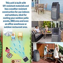 Honeywell 830 CFM Outdoor Portable Evaporative Cooler with Remote