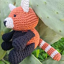 Hoooked Amigurumi DIY Kit w/Eco Barbante Yarn-Red Panda Ling
