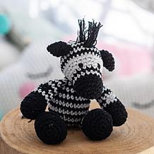 Hoooked Amigurumi DIY Kit w/Eco Barbante Yarn-Zebra Zizi
