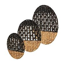 Horten Water Hyacinth 3-Pc Wall Décor Set