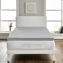 Hotel Laundry® Hypoallergenic Charcoal 2.5" Memory Foam Topper Full