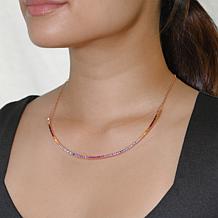House of Ellure Multigemstone Rainbow Collar Necklace