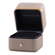 House of Ellure Pink or Blue Sapphire Hoop Earrings